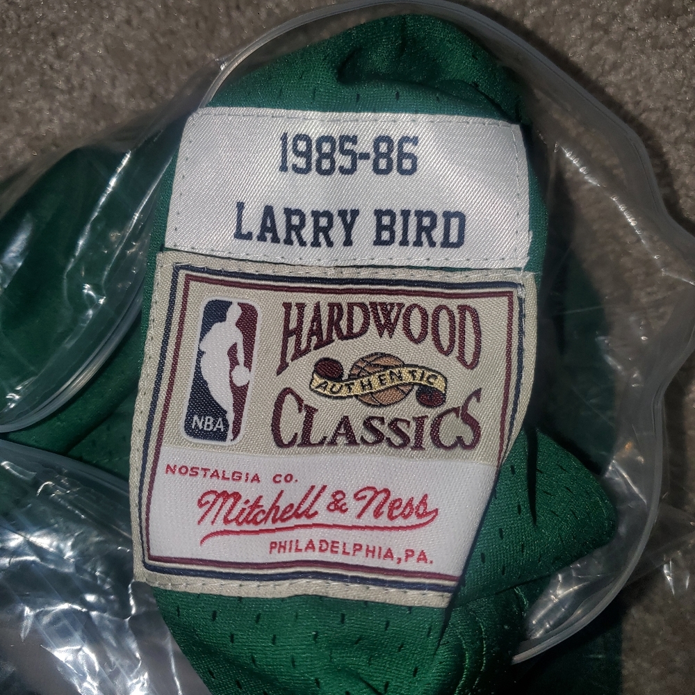 New Mitchell and Ness Boston Celtics Larry Bird Jersey Multiple Sizes - Picture 2 of 7